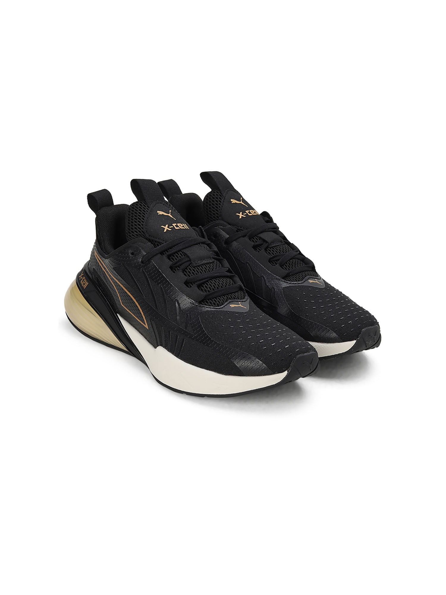 Buy Puma X Cell Action Molten Metal Women Black Running Shoes Online