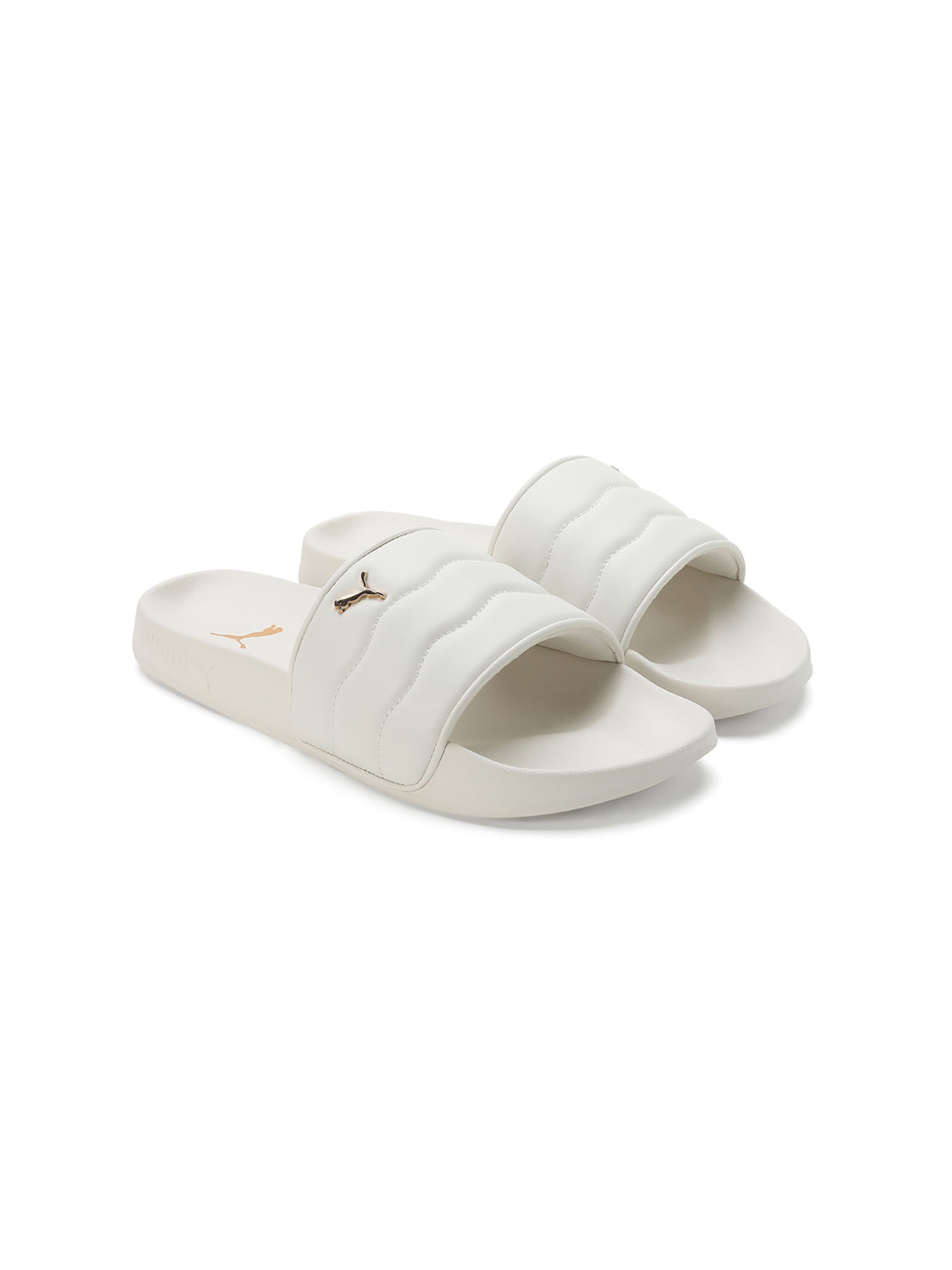 Ladies clearance white sliders