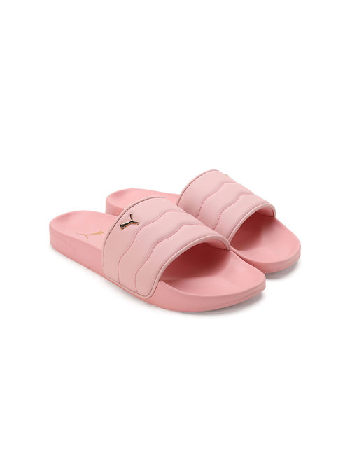 Puma Leadcat Puffy Women Pink Sliders (UK 4)
