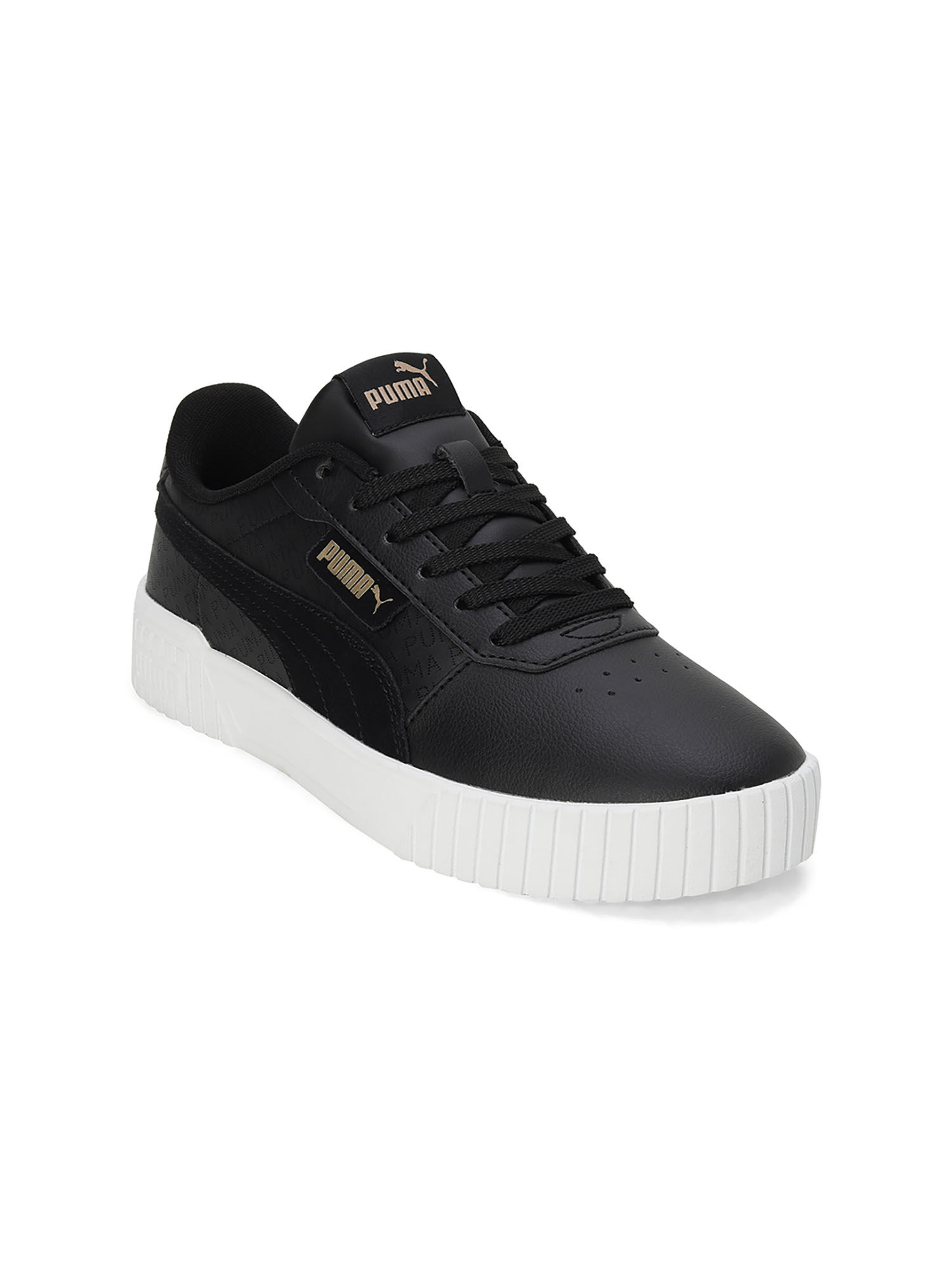 Black and clearance gold pumas 500