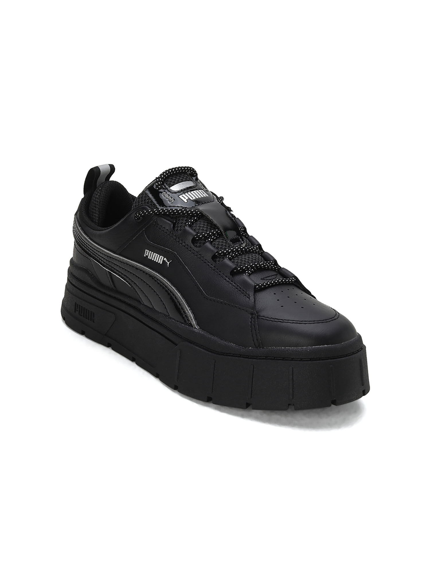 Puma Mayze Stack Xpl Bm Art Women Black Sneakers (UK 7)