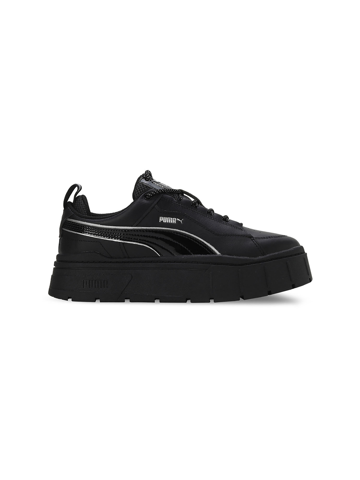 Puma Mayze Stack Xpl Bm Art Women Black Sneakers (UK 7)