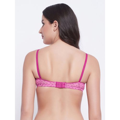 Buy Padded Underwired Full Cup Longline Bralette in Rosewood Pink - Lace  Online India, Best Prices, COD - Clovia - BR1969R22