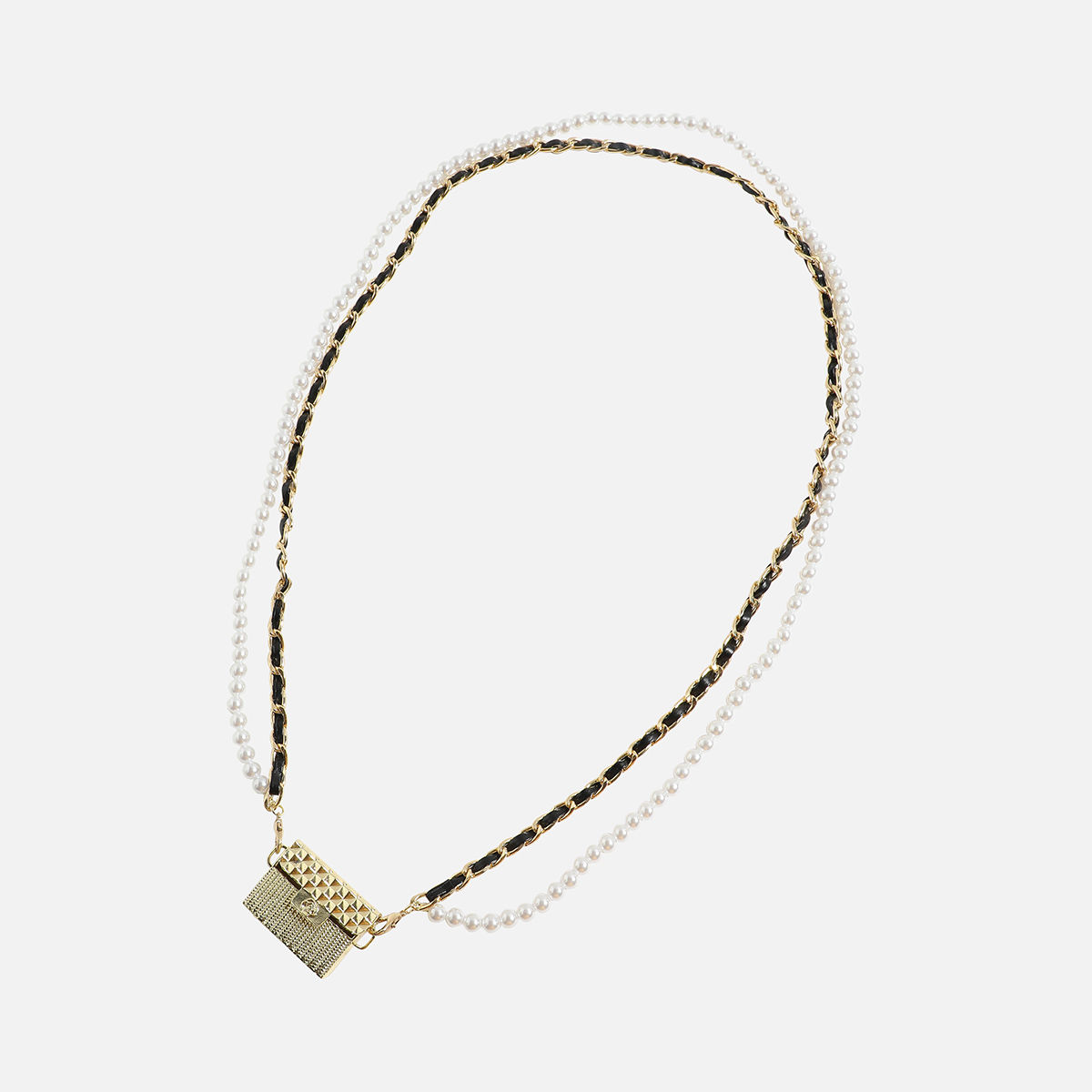 Buy SOHI Sparkle Body Chain with Mini Purse Online