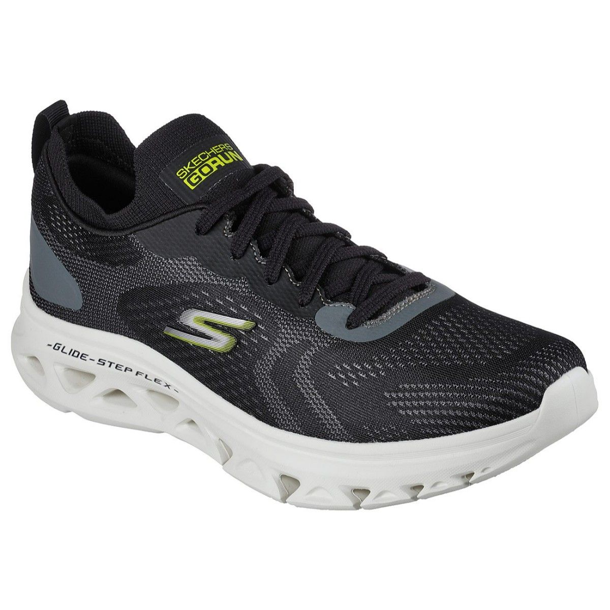 Buy SKECHERS Go Run Glide-step Flex-radar Black Running Shoes Online Buy SKECHERS Go Run Glide-step Flex-radar Black Running Shoes Online