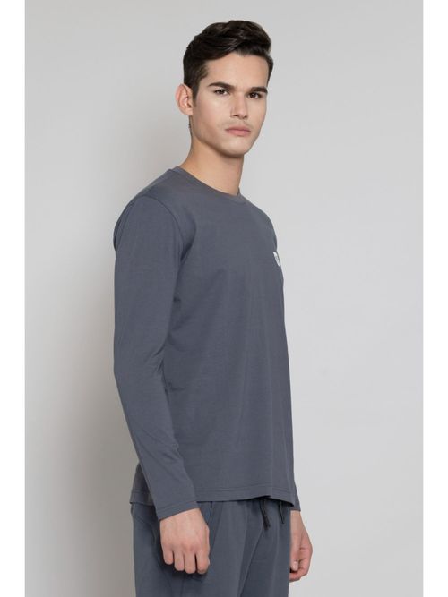 Muvazo Fossil Grey Full Sleeve-fossil Grey