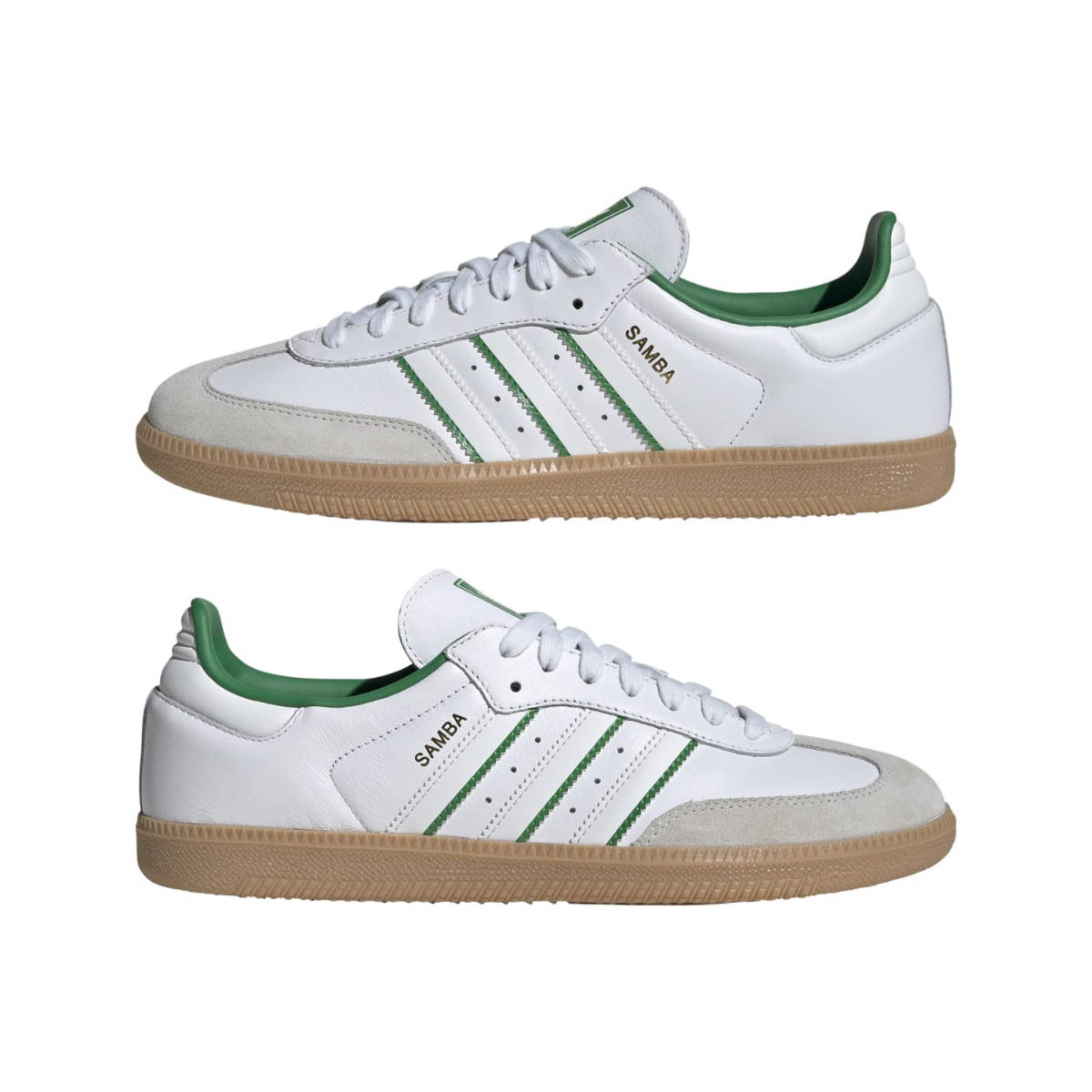 Buy adidas Originals Samba Og Men White & Green Sneakers Online