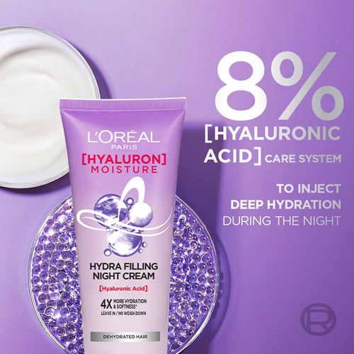 Buy L'Oreal Paris Hyaluron Moisture Anti-frizz Leave-in Night