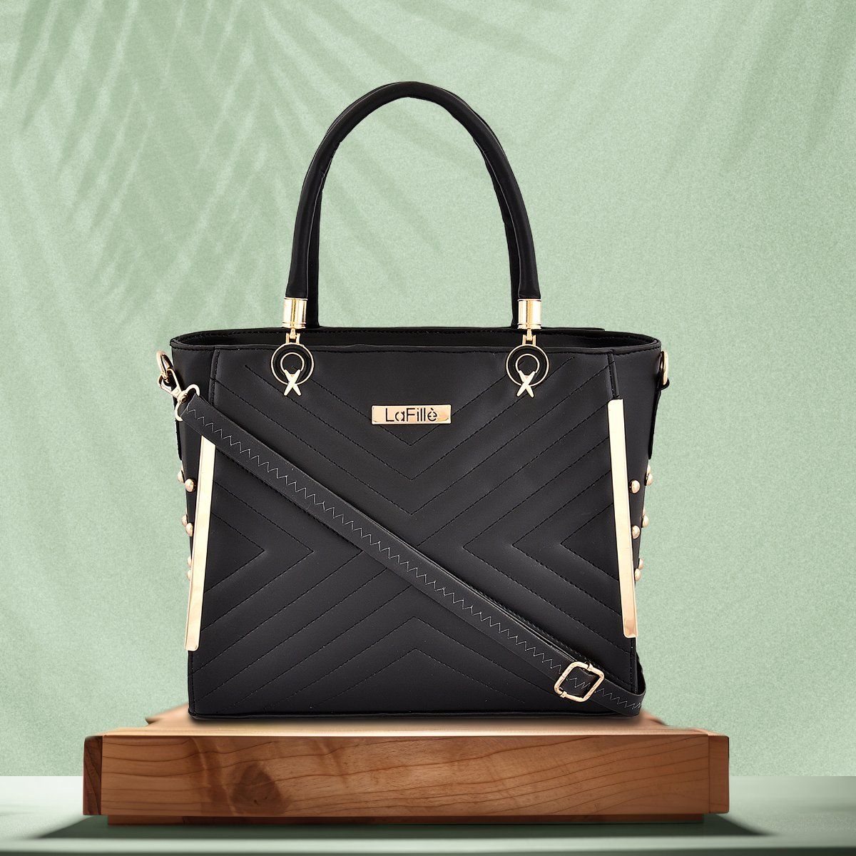 Buy LaFille Peach Womens Handbag - Shoulder Bag - Combo Set of 5 Online