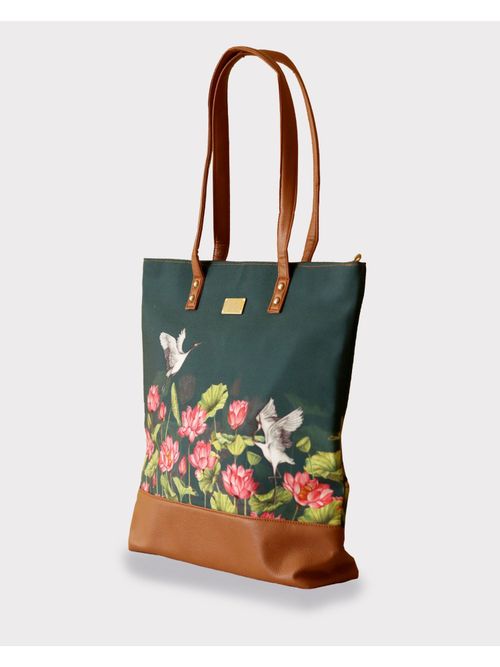 Strokes by Namrata Mehta Black Blossoms Tote Bag For Women: Buy Strokes by  Namrata Mehta Black Blossoms Tote Bag For Women Online at Best Price in  India