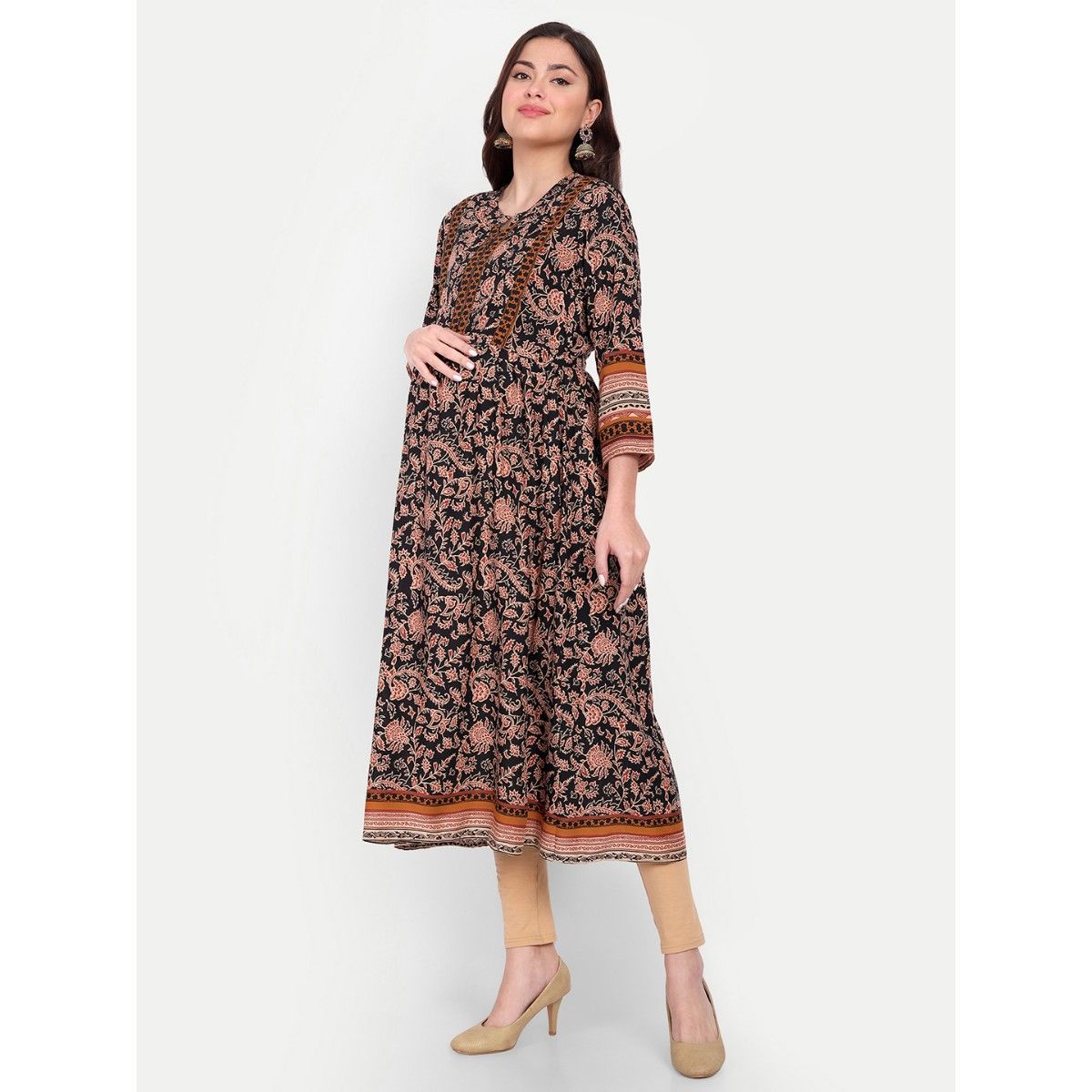 Buy Maternity Wear Online  Shop Maternity Wear Nursing Dress Feeding  Kurti Pregnancy Dress  Coockatoo