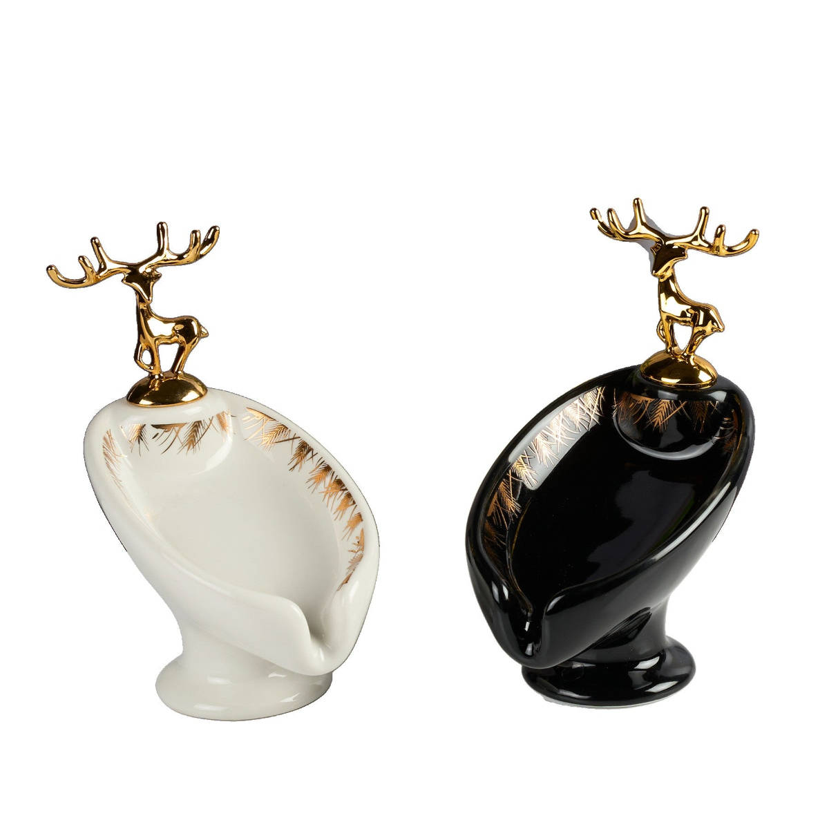 Kookee Ceramic Soap Holder Dish with Scrub (Pack of 2)