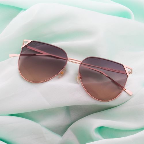 TED SMITH UV Protection Cat Eye Sunglasses Fashion Stylish Latest Trending For Women Salt-C4 58 At Nykaa Fashion - Your Online Shopping Store Blue