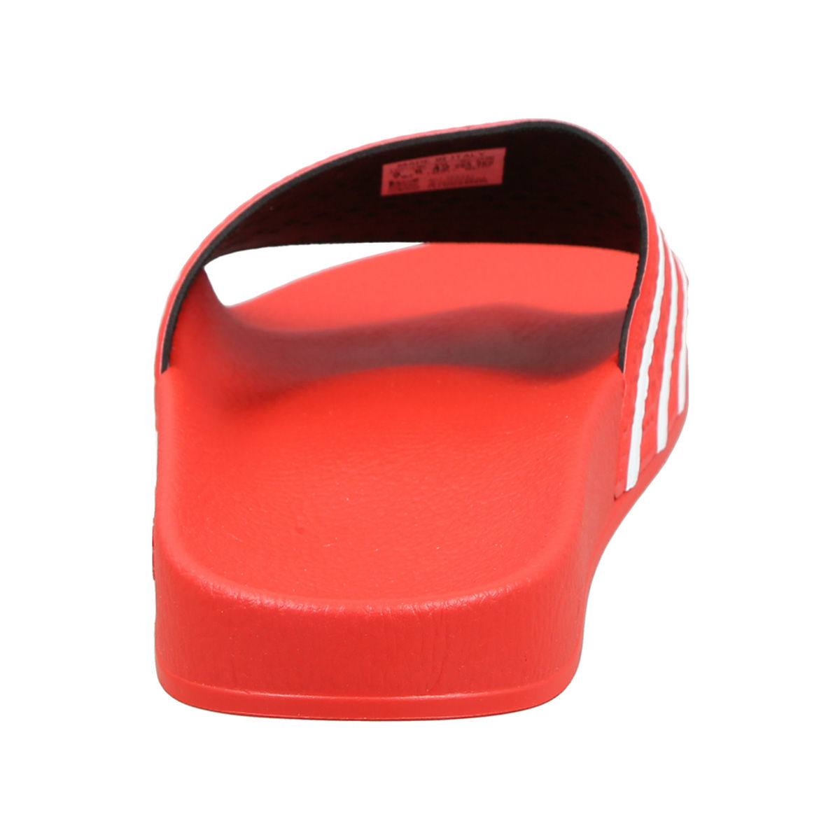 Red adidas online slides