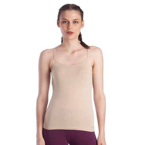 Buy Lavos Bamboo Cotton Skin Strappy Tank Slip Online