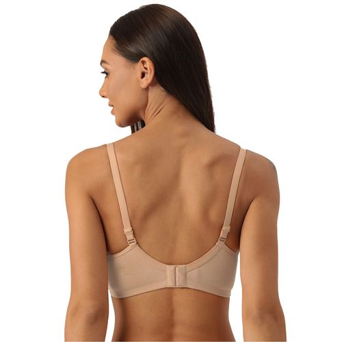 Inner Sense Organic Cotton Antimicrobial Soft Nursing Bra With Removable  Pads - Pack Of 3 -Nude (S)