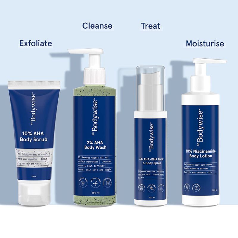 Be Bodywise 10 AHA Body Scrub for Defying Tan & Removing Ingrown Hair Buy Be Bodywise 10 AHA