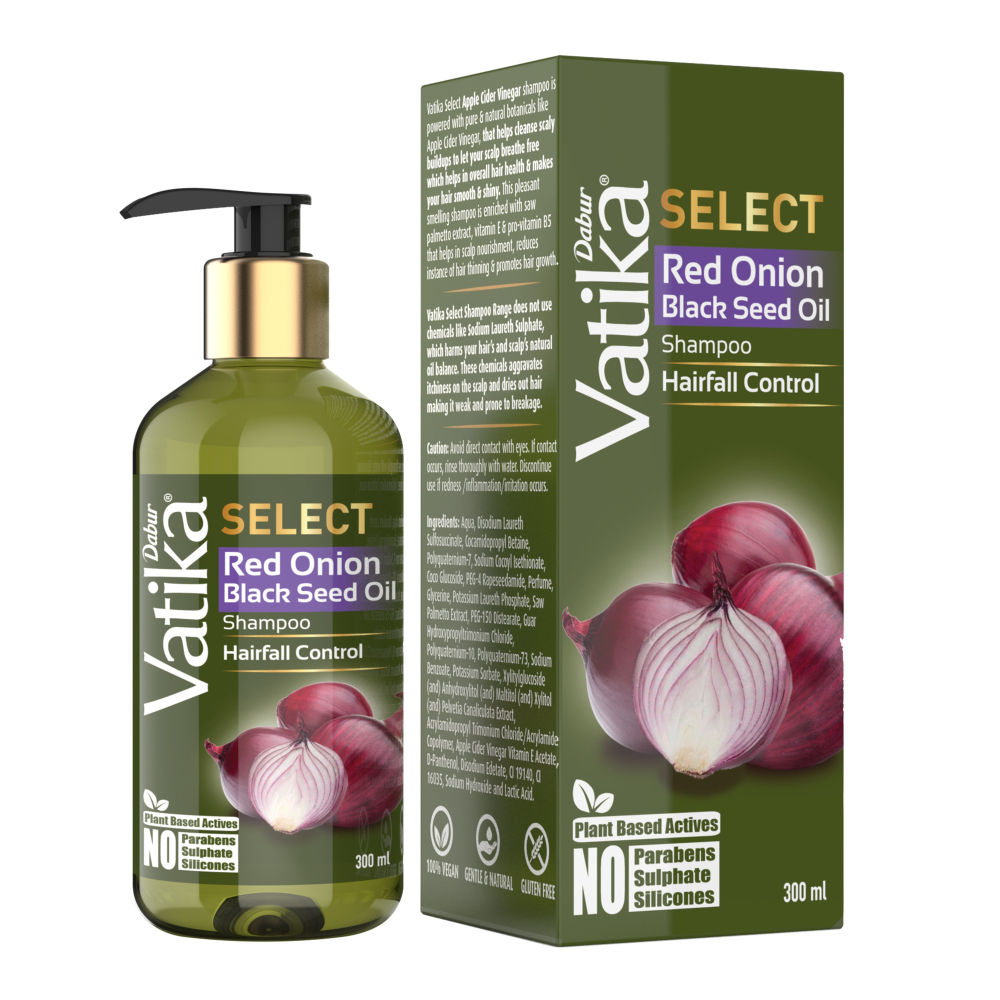 Dabur Vatika Select Red Onion Black Seed Oil Shampoo