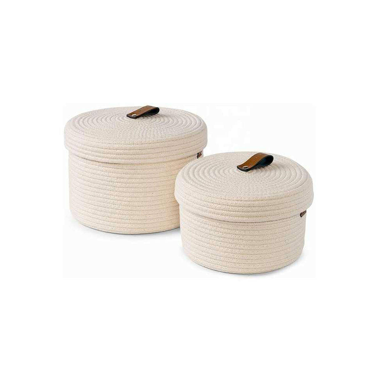 BAJO'S White Self-Design Bamboo Multi-Purpose Organizers