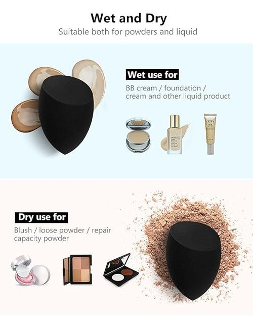 Buy Rhe Cosmetics Beauty Blender Makeup Sponge Black Online