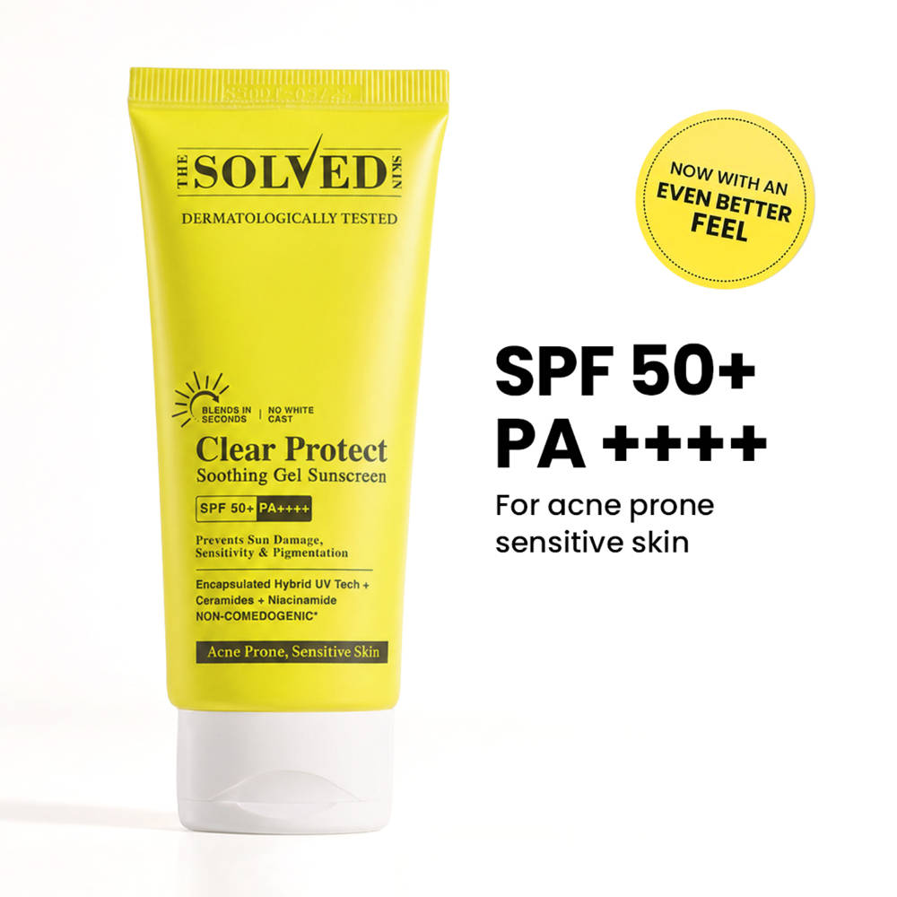 The Solved Skin Clear Protect Gel Sunscreen