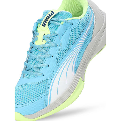Puma Badminton Rally Runner Unisex Blue Sports Shoes (UK 8)