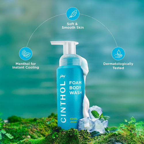 Buy Cinthol Cool Foaming Body Wash Online