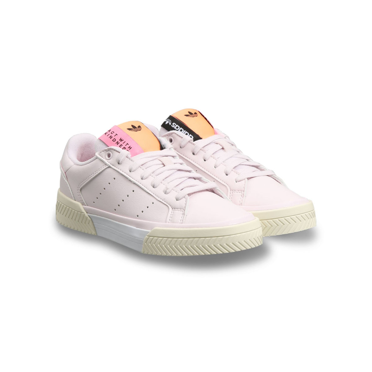 adidas Originals COURT TOURINO W Pink Casual Sneakers -UK