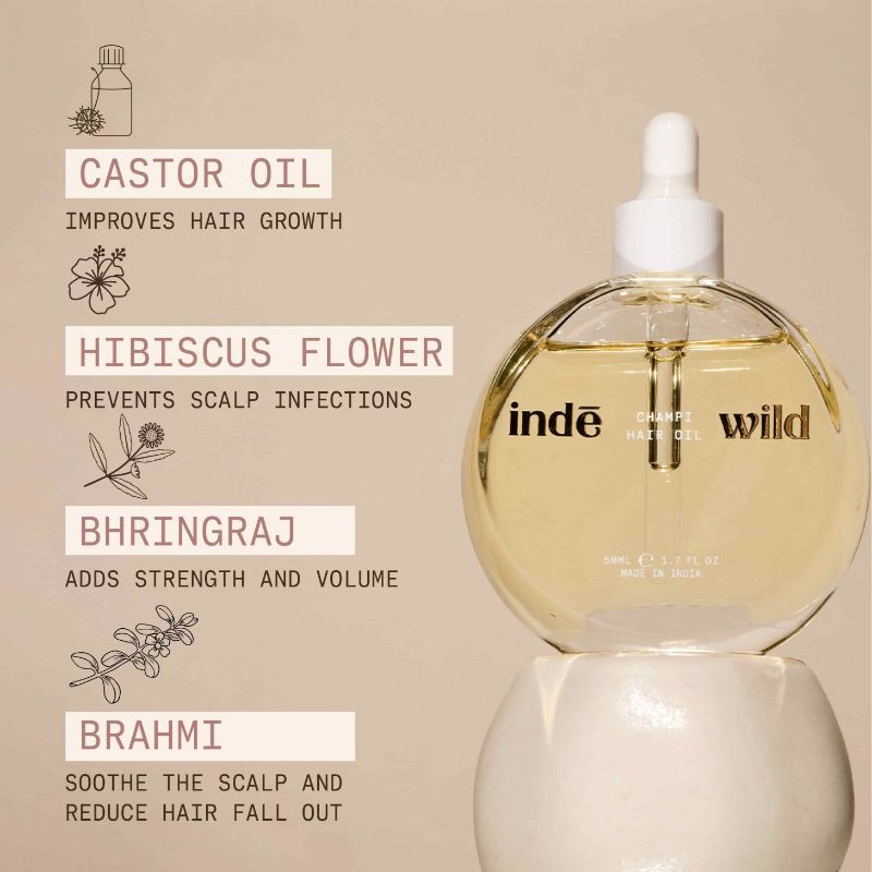 inde wild Champi Hair Oil Buy inde wild Champi Hair Oil Online at Best