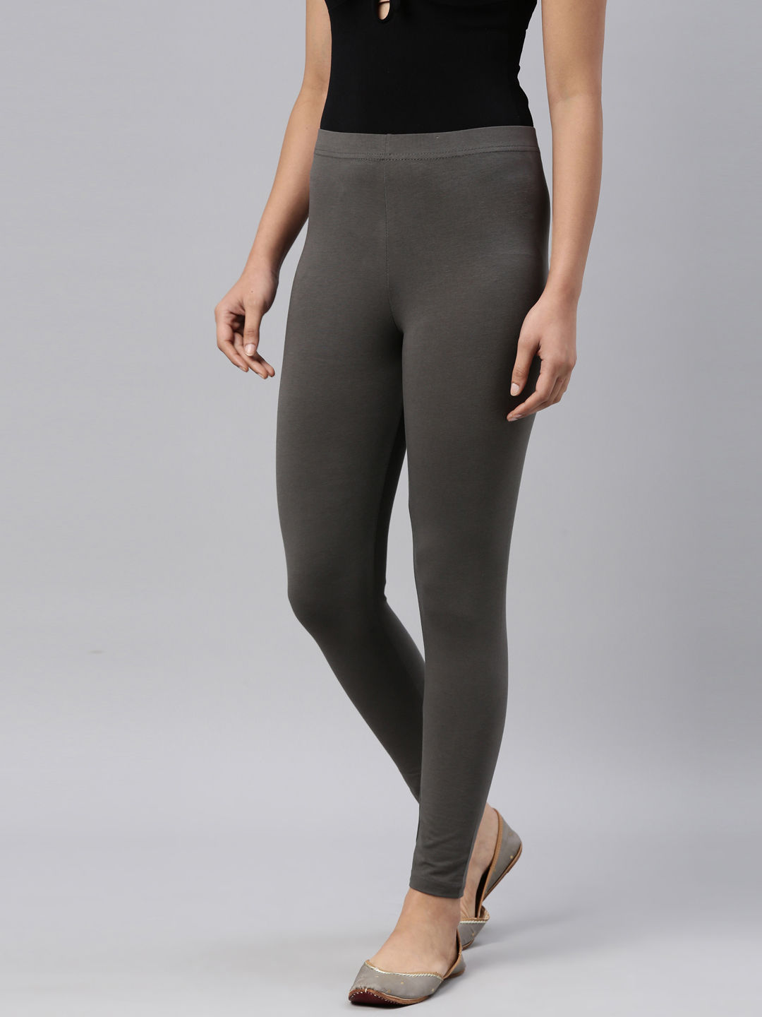 Buy Grey Leggings for Women by Amante Online | Ajio.com