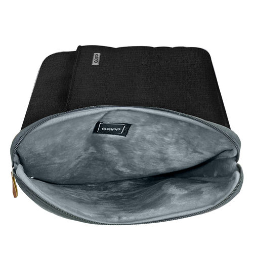 GRIPP Grace Drop Proof Laptop Bag Sleeve For 13 Inches  Black/Camel