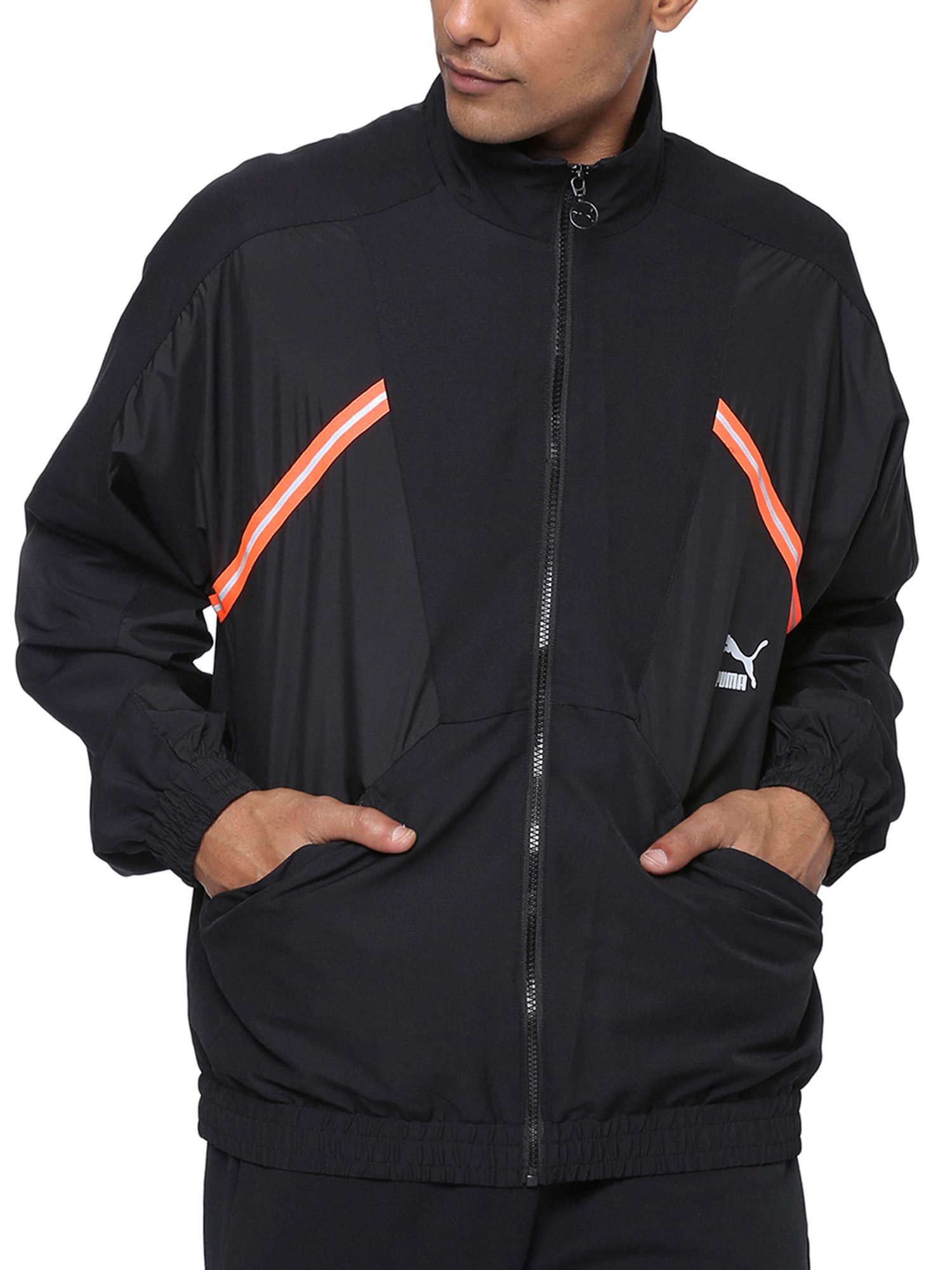 Buy Puma Tfs Woven Jacket - Black Online