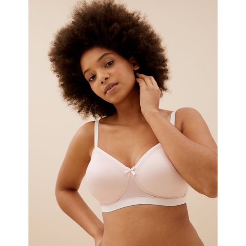 Buy Marks & Spencer Sumptuously Soft Non-wired T-shirt Bra - Pink