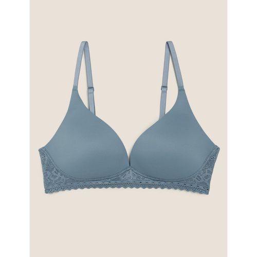 Buy Marks & Spencer Sumptuously Soft Non-wired T-shirt Bra - Blue online