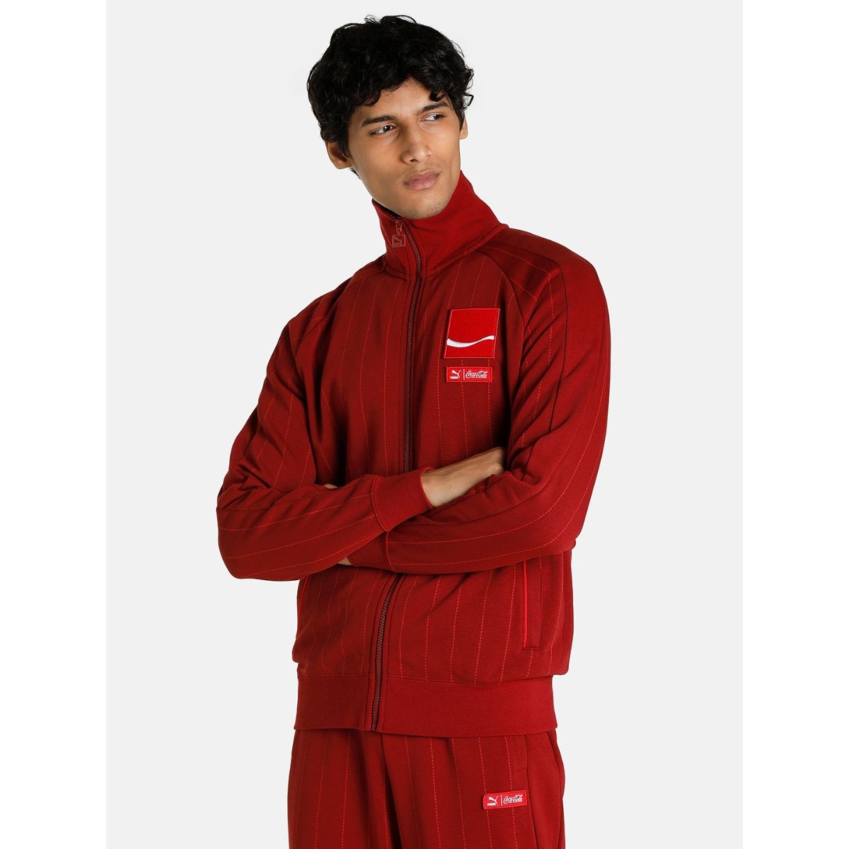 Buy Puma X Coca Cola T7 Men Red Jacket Online