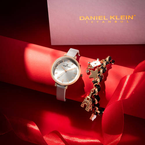 two tone daniel klein watch gift set