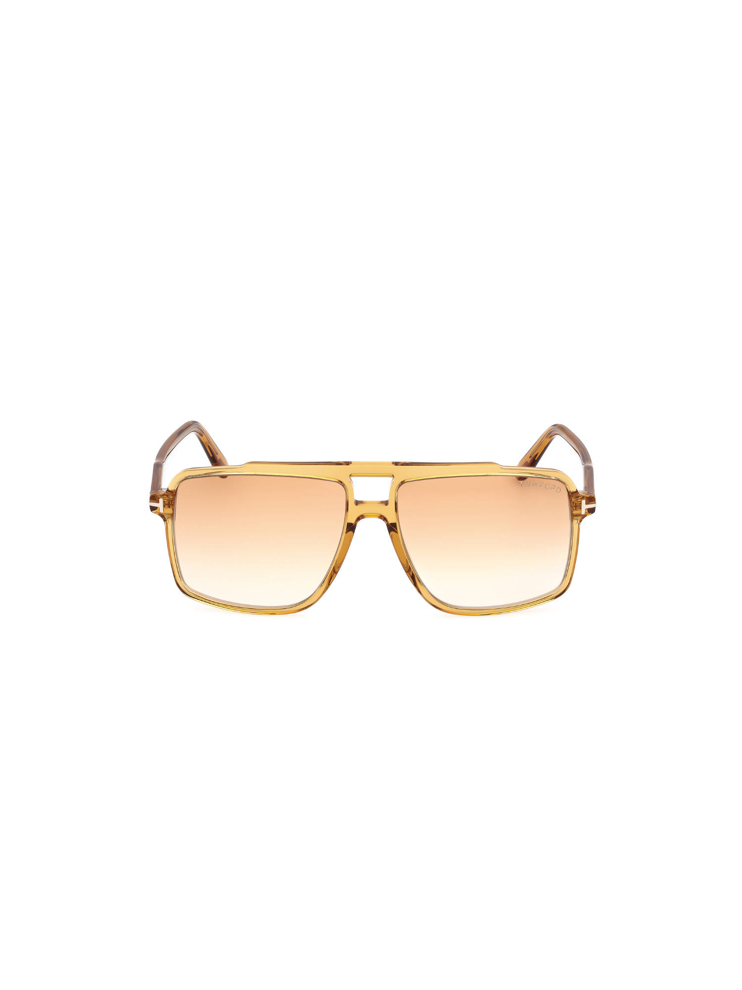 Tom Ford Eyewear Men Acetate Square Brown Lens Sunglass-Ft1177 59 39F (59)