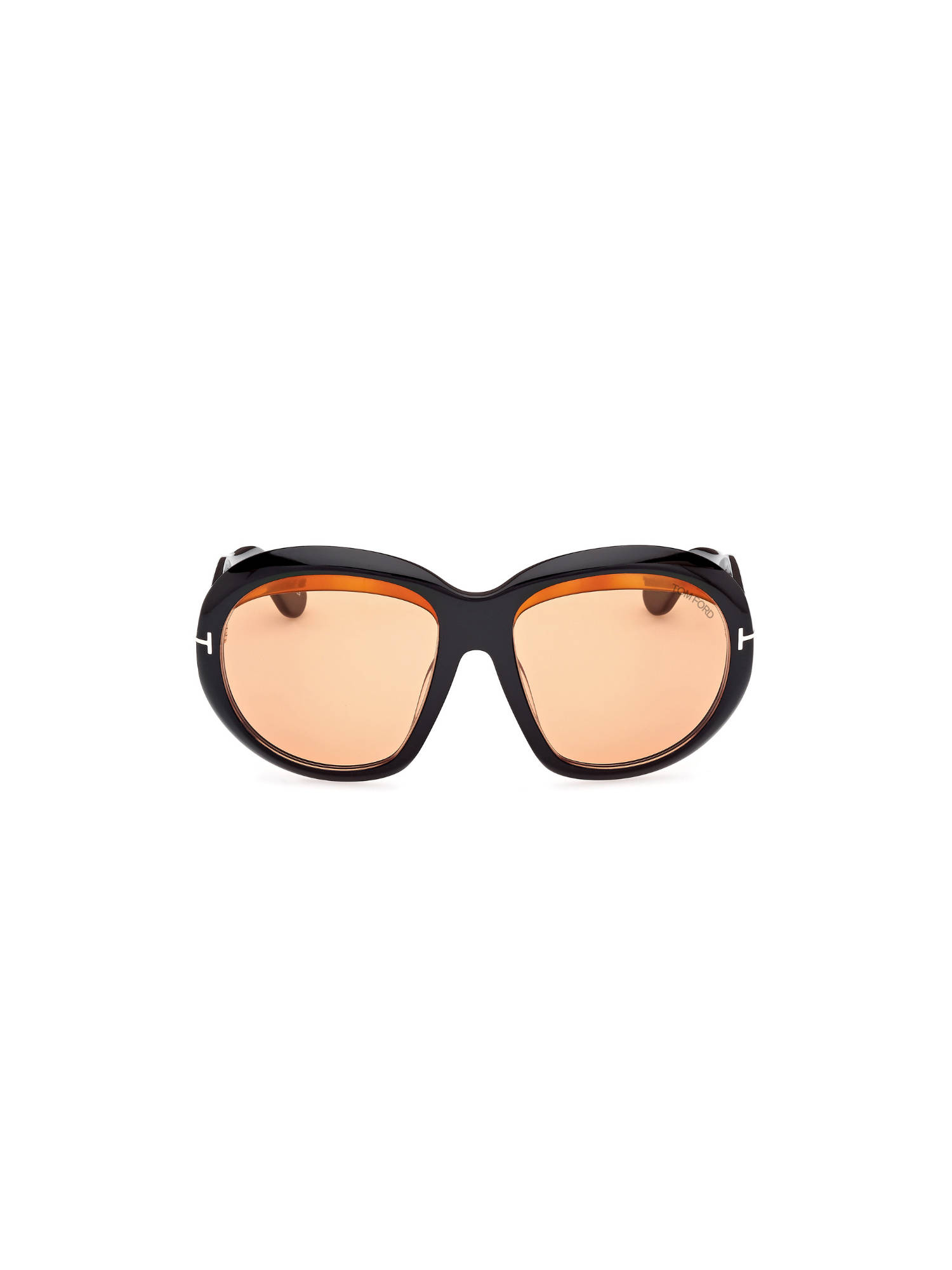 Tom Ford Eyewear Women Acetate Round Brown Lens Sunglass-Ft1193 58 01E (58)