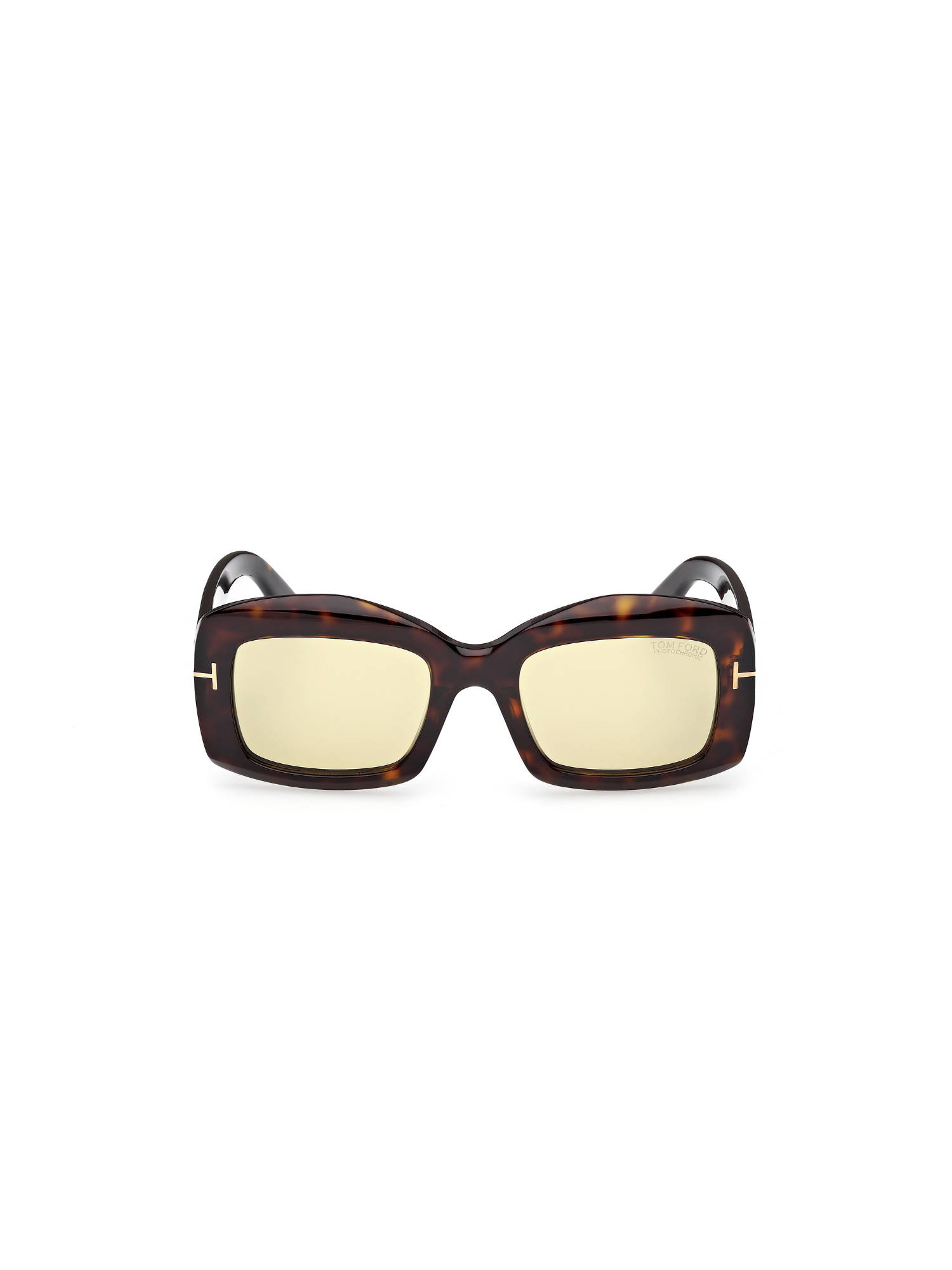 Tom Ford Eyewear Women Acetate Rectangle Brown Lens Sunglass-Ft1218 53 52E (53)