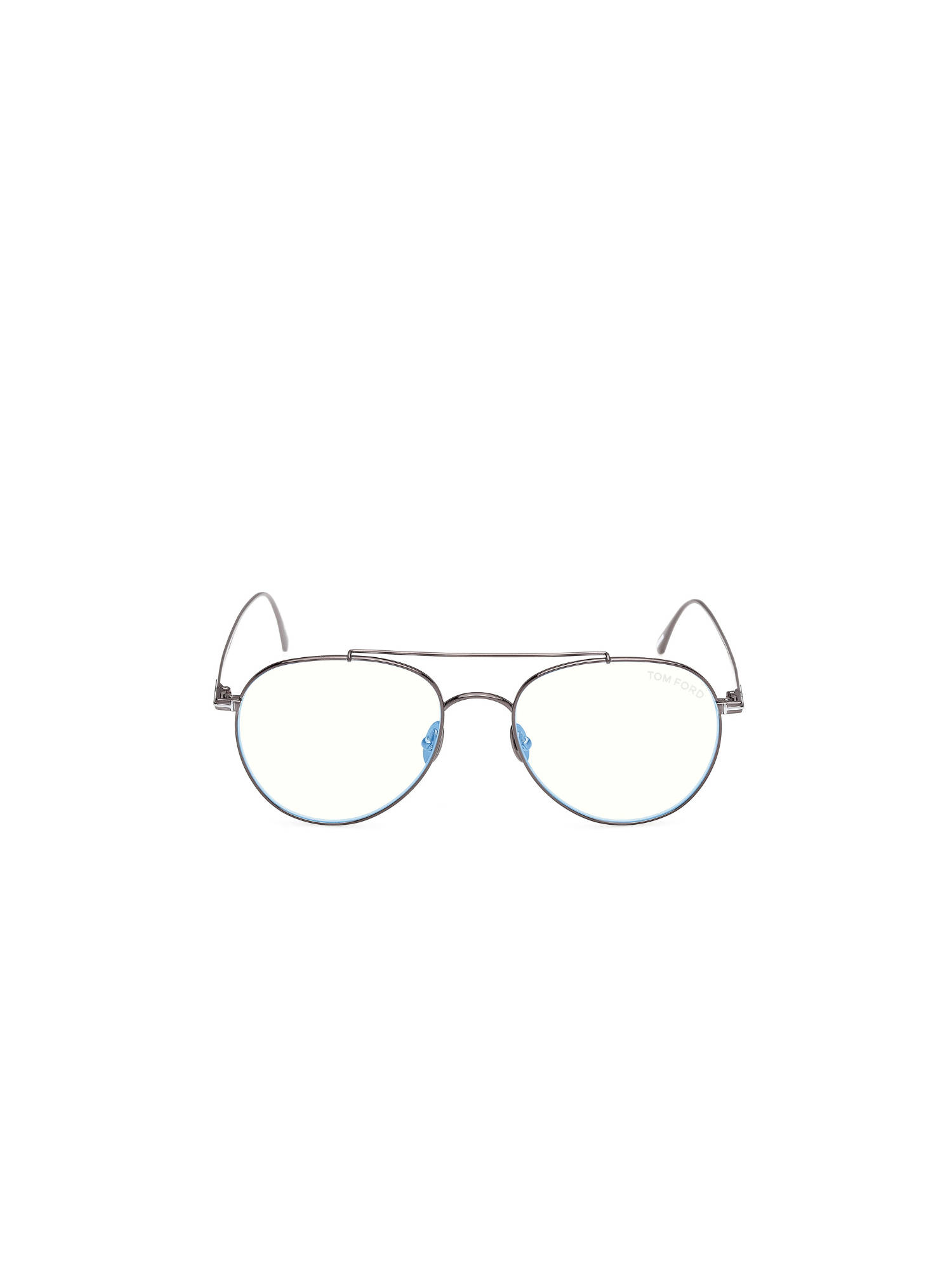 Tom Ford Eyewear Men Metal Pilot Grey Frame-Ft6040-B 53 008 (53)