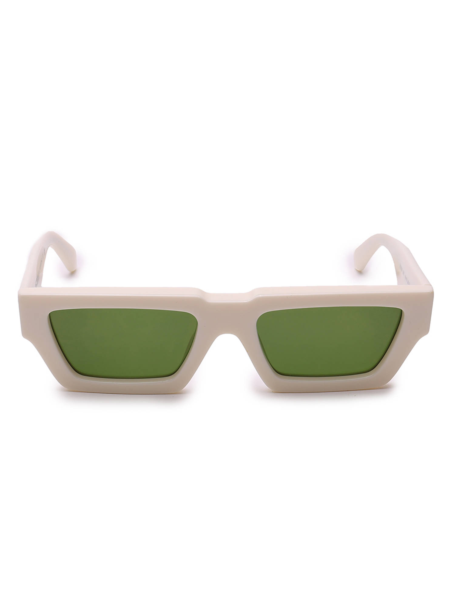 OFF-WHITE Men Acetate Rectangle Green Lens Sunglass-Oeri12910155 (54)