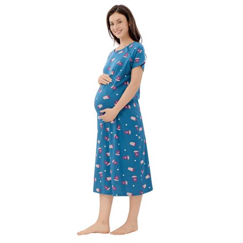 knee length dresses for ladies Beyond Yoga Spacedye Icon Maternity Dress main image 0