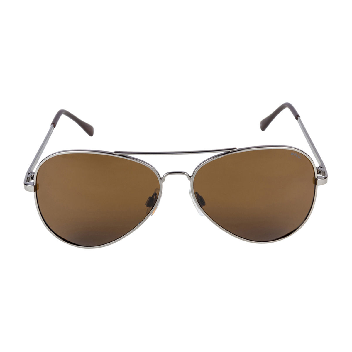 Invu Sunglasses Aviator With Brown Lens For Men