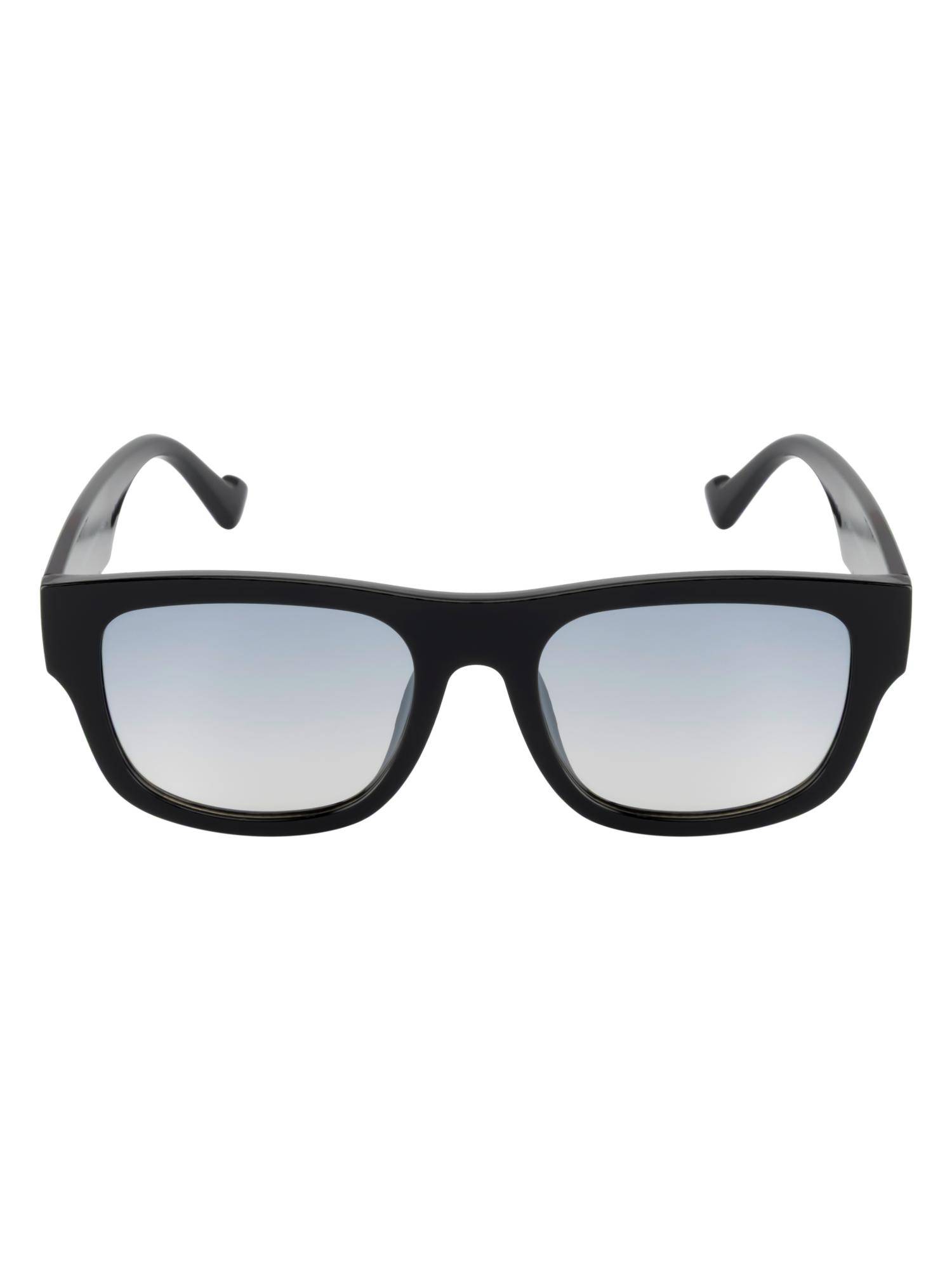 Opium Eyewear Wayfarer Sunglasses for Men Blue Lens Tr-90 Black Frame -Op-10456-C03-52 (52)