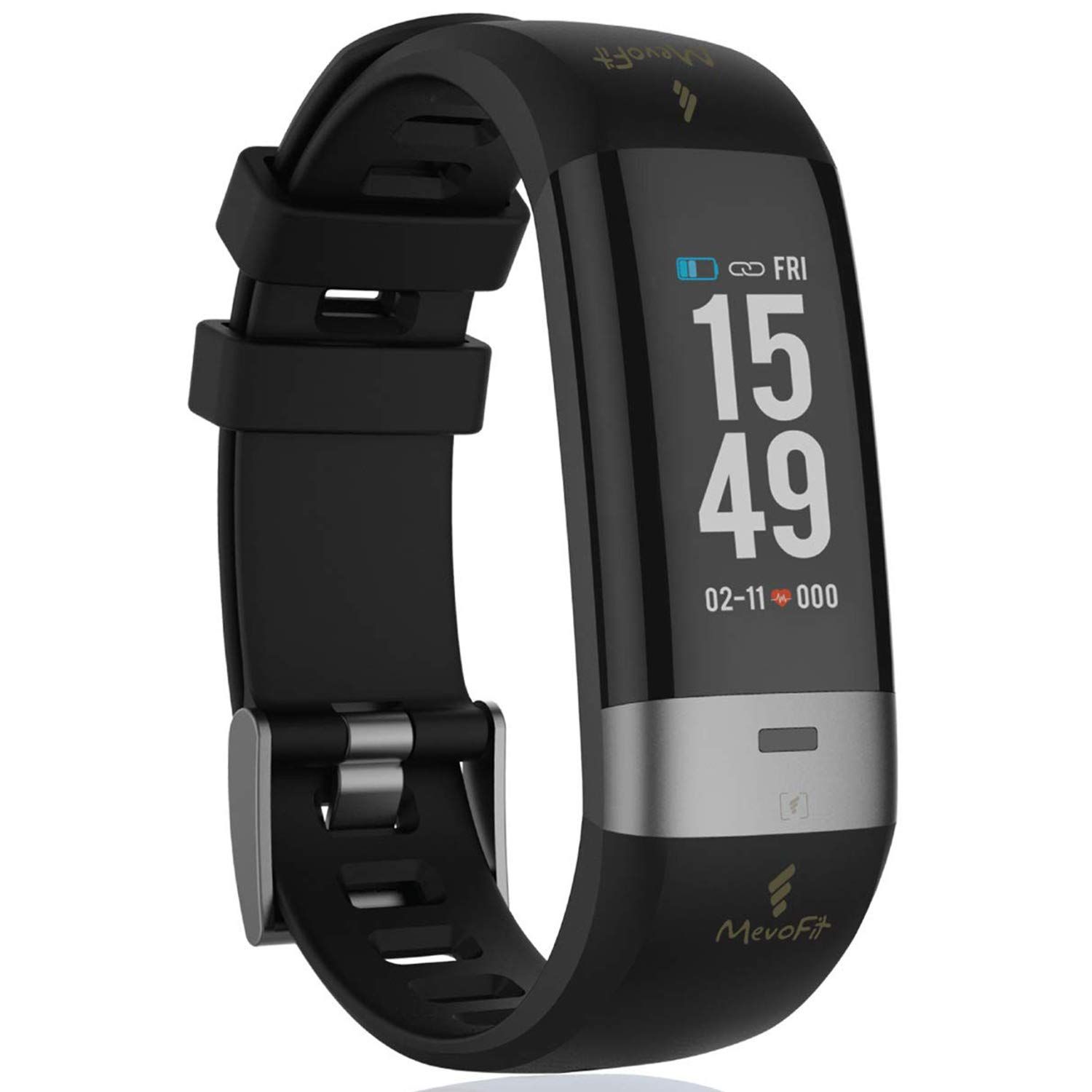 MevoFit Care Smartwatch: Fitness Smartwatch an Activity Tracker for Men and Women [Black]