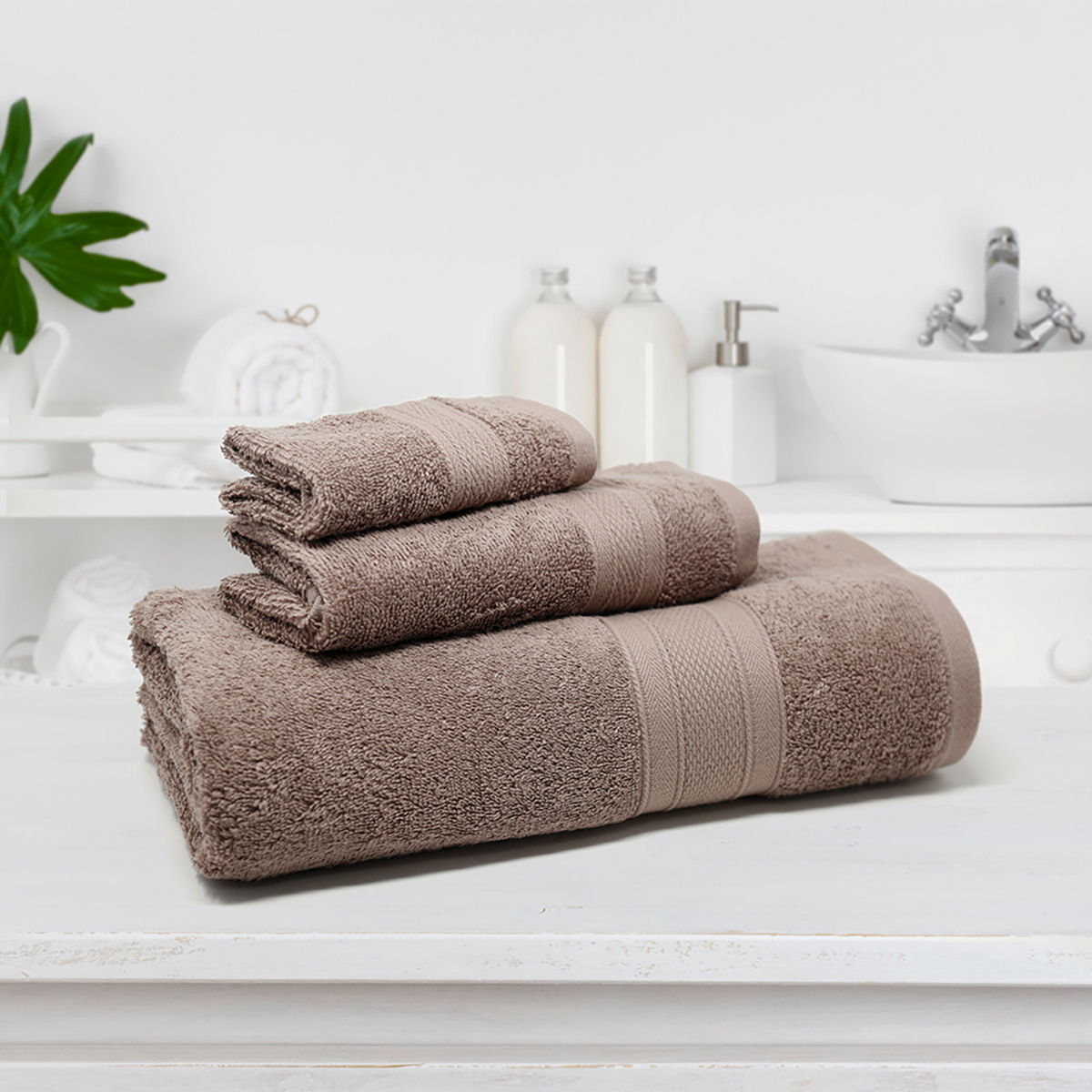 Buy My Trident Soft Comfort Towel Set Cotton Bath Towel Hand Towel Face Towel Gsm