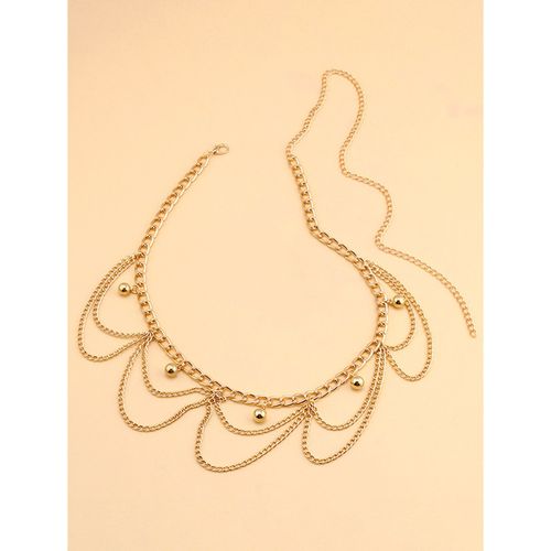 Buy Peora Gold Plated Body Chain Kamar bandh Belly Waist Chain