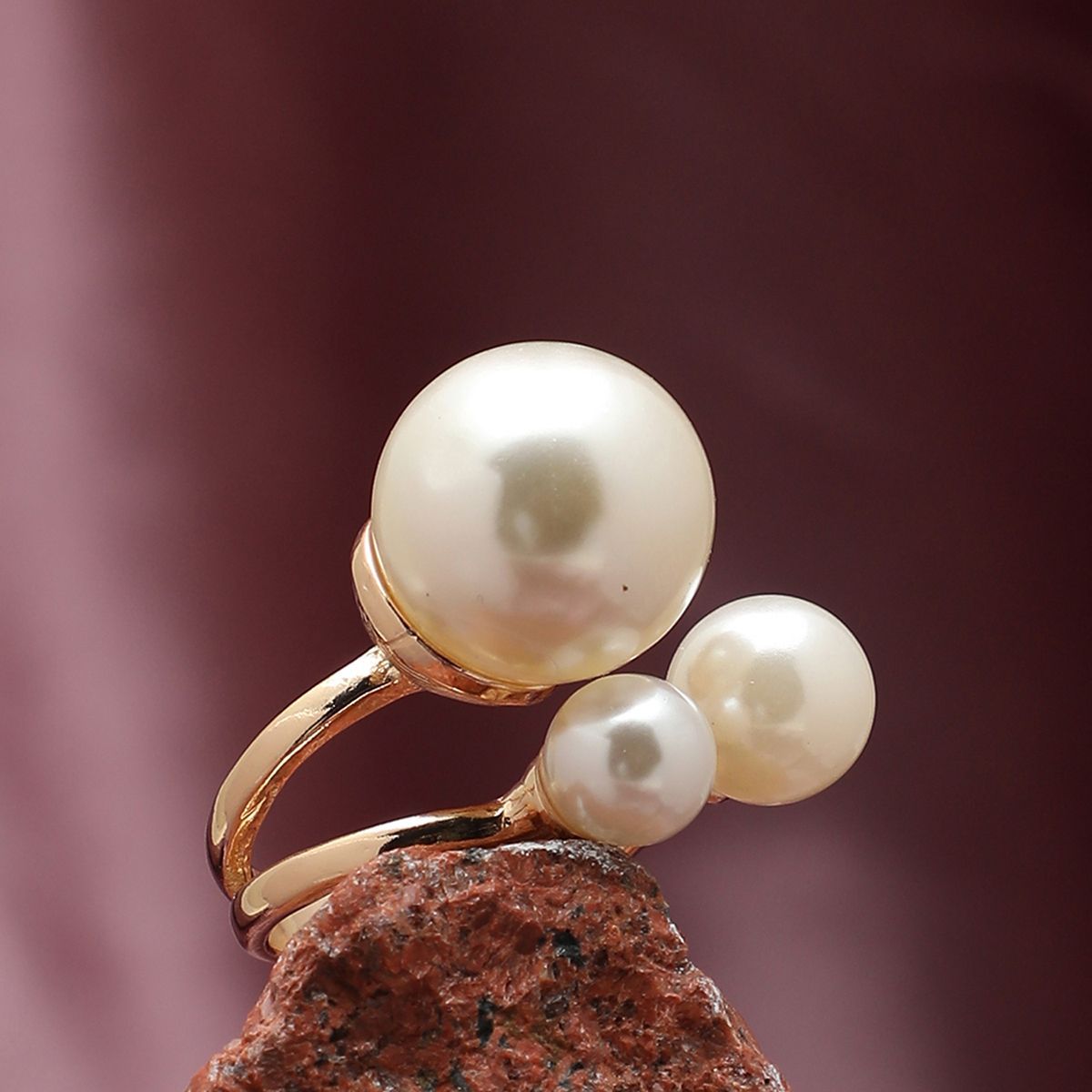 Natural And Certified Pearl Ring