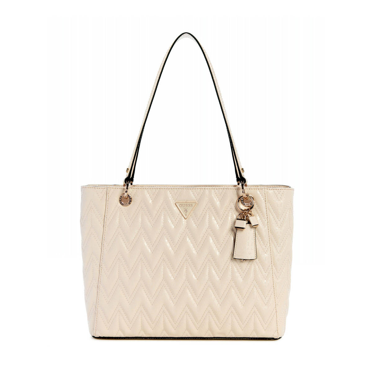 Guess Stone Quilted Adelard Noel Tote Bag