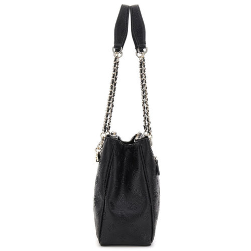 Guess CRESIDIA STATUS SATCHEL - Sac à main - black/noir